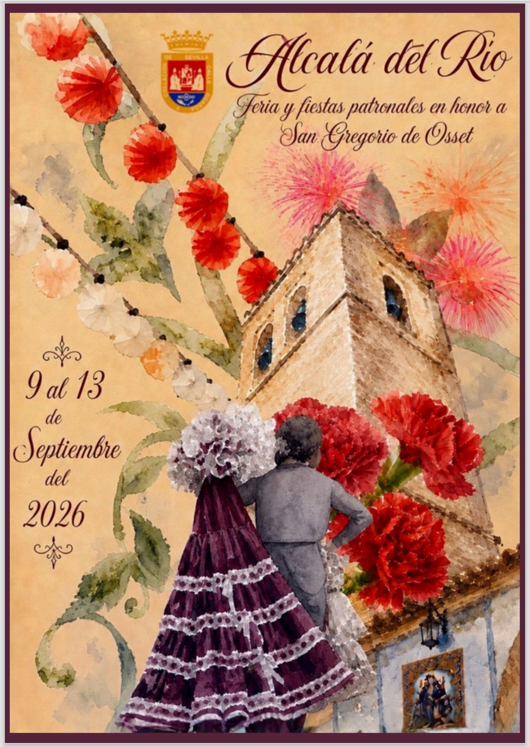 Cartel de Feria de Alcalá del Río 2026