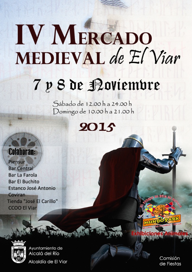 Cartel Mercado Medieval El Viar 2015