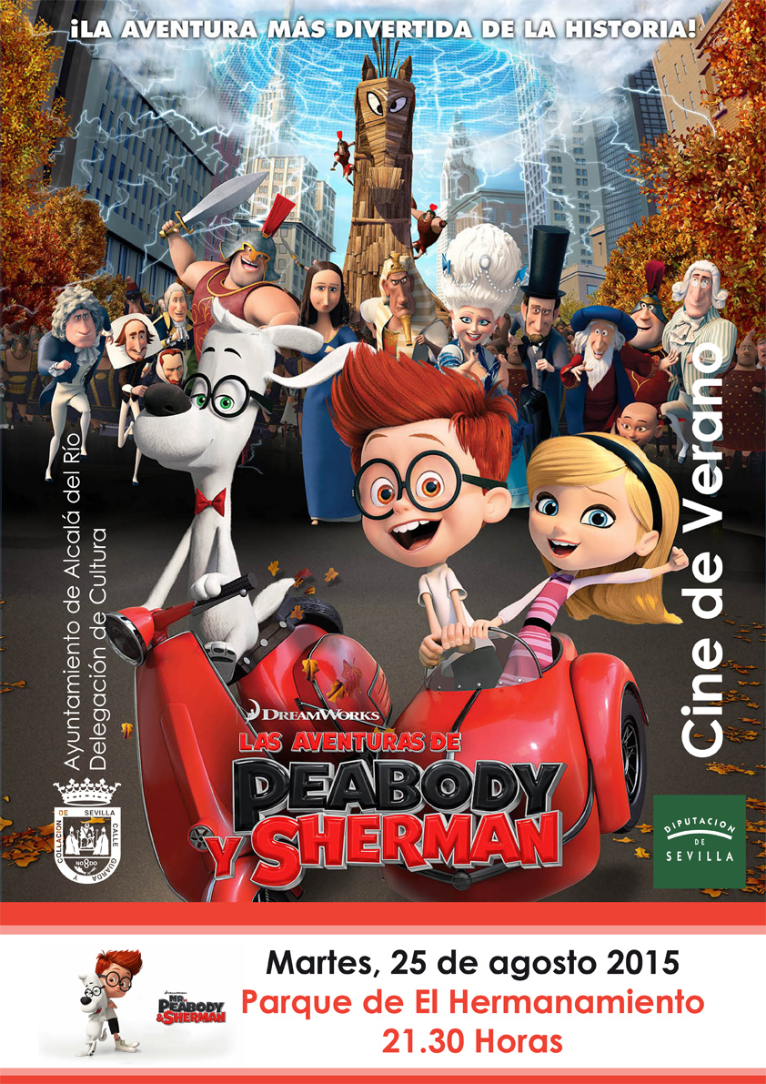 sostén T equilibrado Mr. Peabody & Sherman viajan al Parque de El Hermanamiento