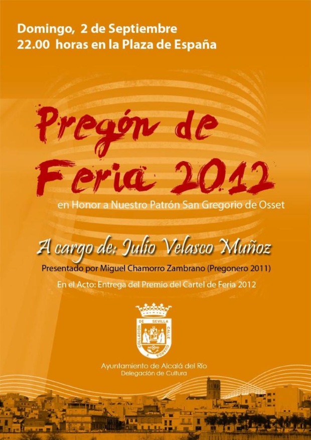 Cartel Pregón de Feria 2012