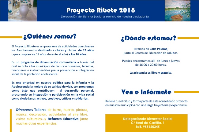 Díptico Proyecto Ribete 2018-2