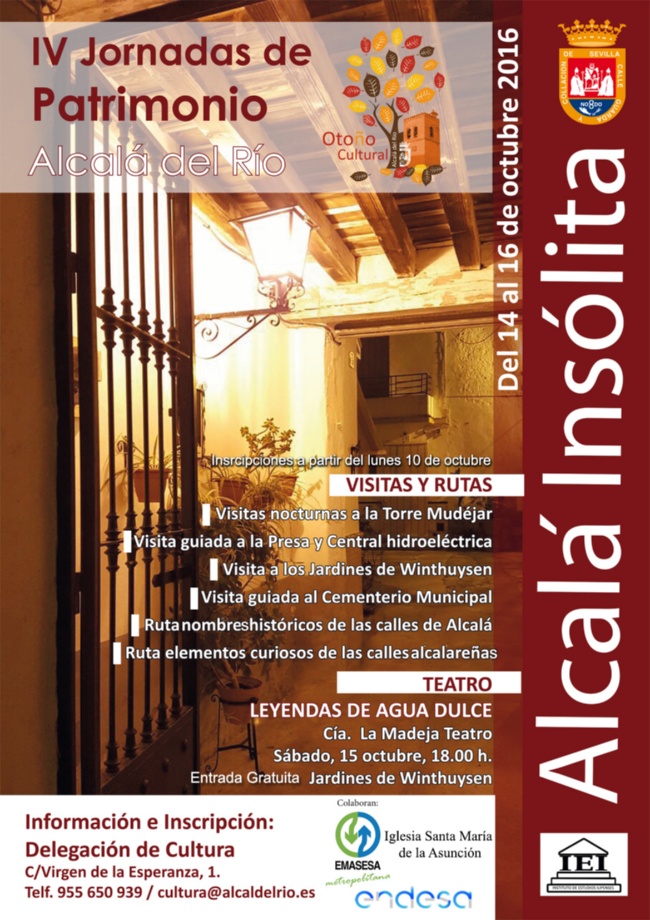 IV Jornadas Patrimonio Alcalá del Río 2016 Web