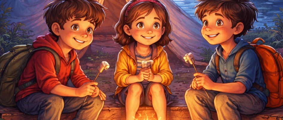 Cartel Acampada Kids