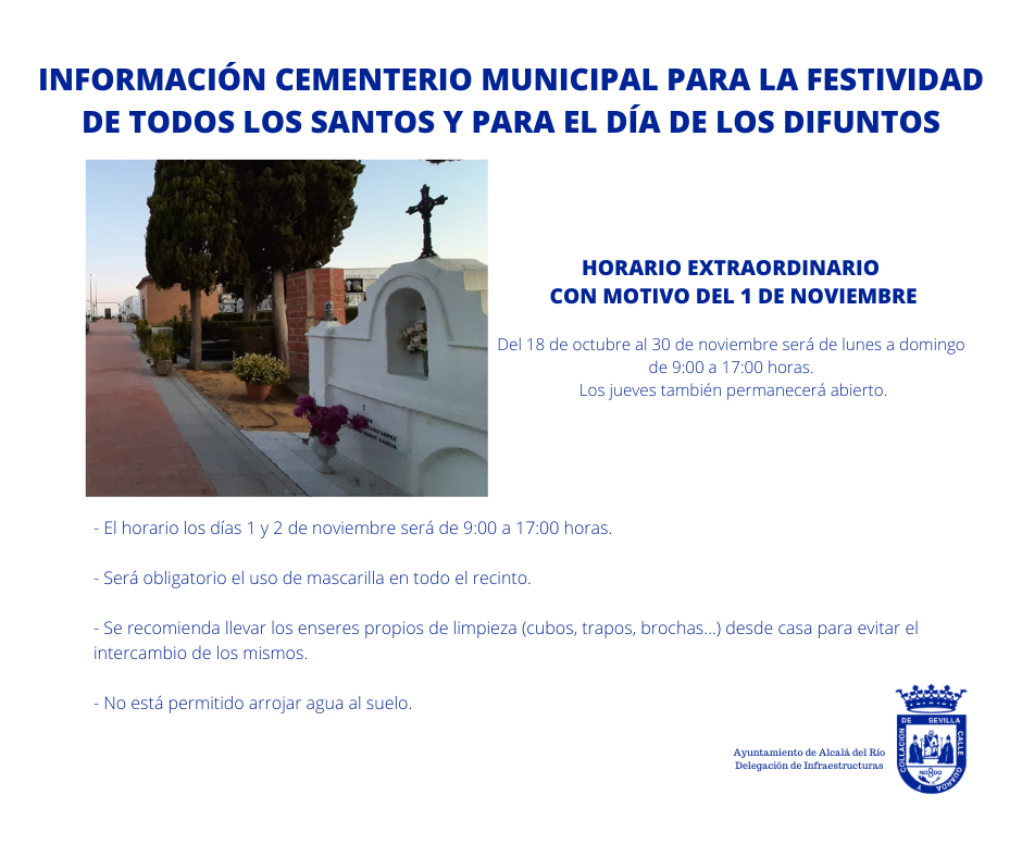 INFORMACIÓN CEMENTERIO MUNICIPAL PARA LA FESTIVIDAD DE TODOS LOS SANTOS (2)
